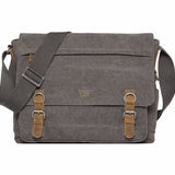 Classic Laptop Messenger Bag - Charcoal