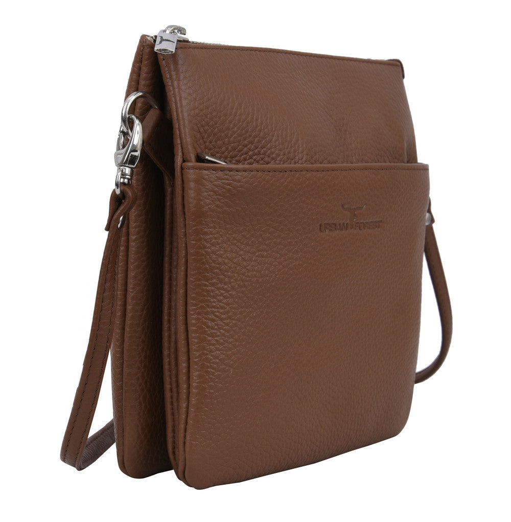 Eva Small Square Leather Sling Bag