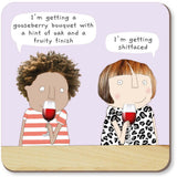 Rosie Made A Thing Coaster - Wine Tasting