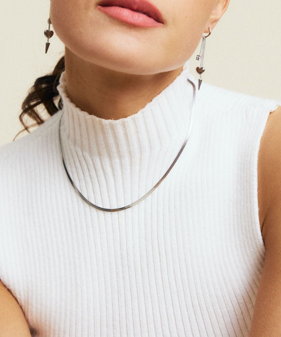 Herringbone Chain 45 cm Steel