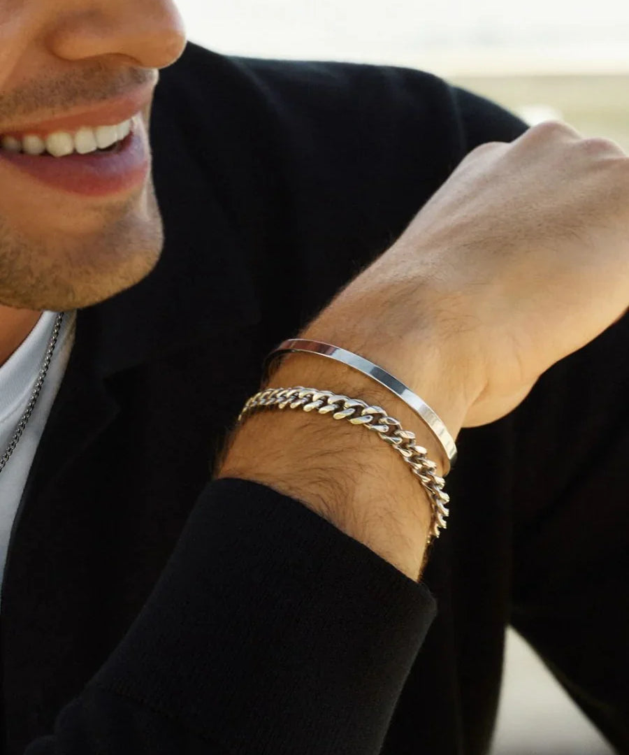 Clark Men's Chain Bracelet Steel