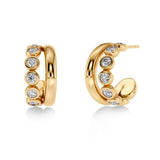 Grace Hoops L Gold