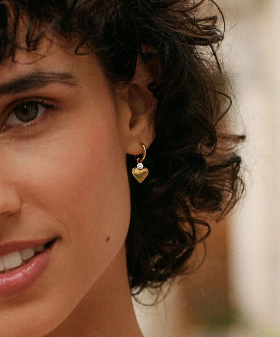 Love Spark Hoops Gold Love Spark Hoops Gold