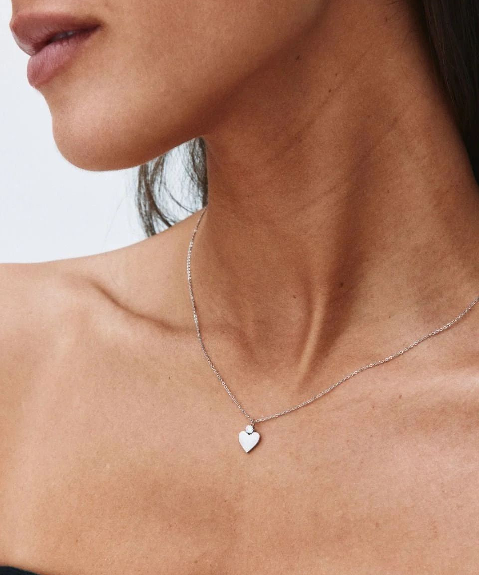 Love Spark Necklace Steel
