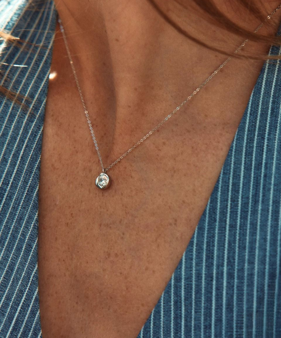 Ocean Gem Necklace S Steel