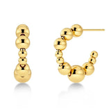 Sphere Hoops Gold