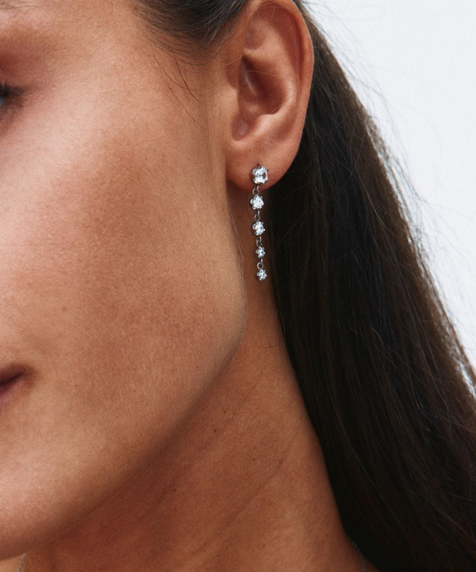Teeny Earrings Steel