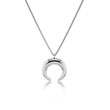 Wishbone Necklace L Steel