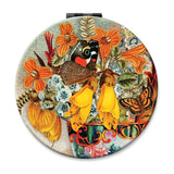 Red AdmiralOn Kowhai Cosmetic Mirror