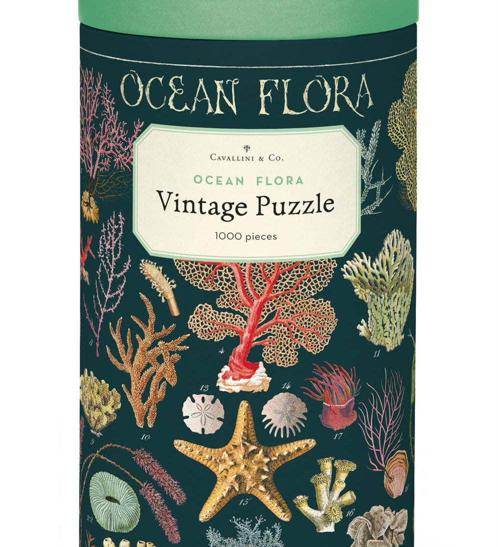 Ocean Flora 1000 Pce - Vintage Puzzle