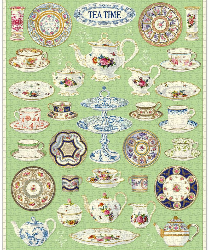 Tea Time 1000 Pce - Vintage Puzzle