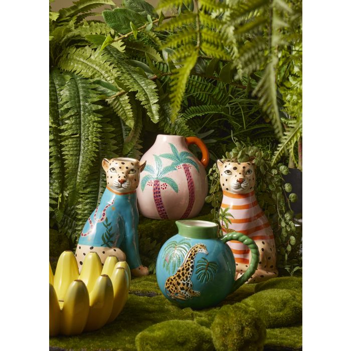 Pierson Leopard Vase - Blue