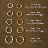 Round Huggie 14mm