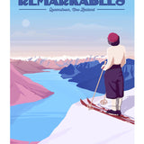 The Remarkables, Ski - A4 Print