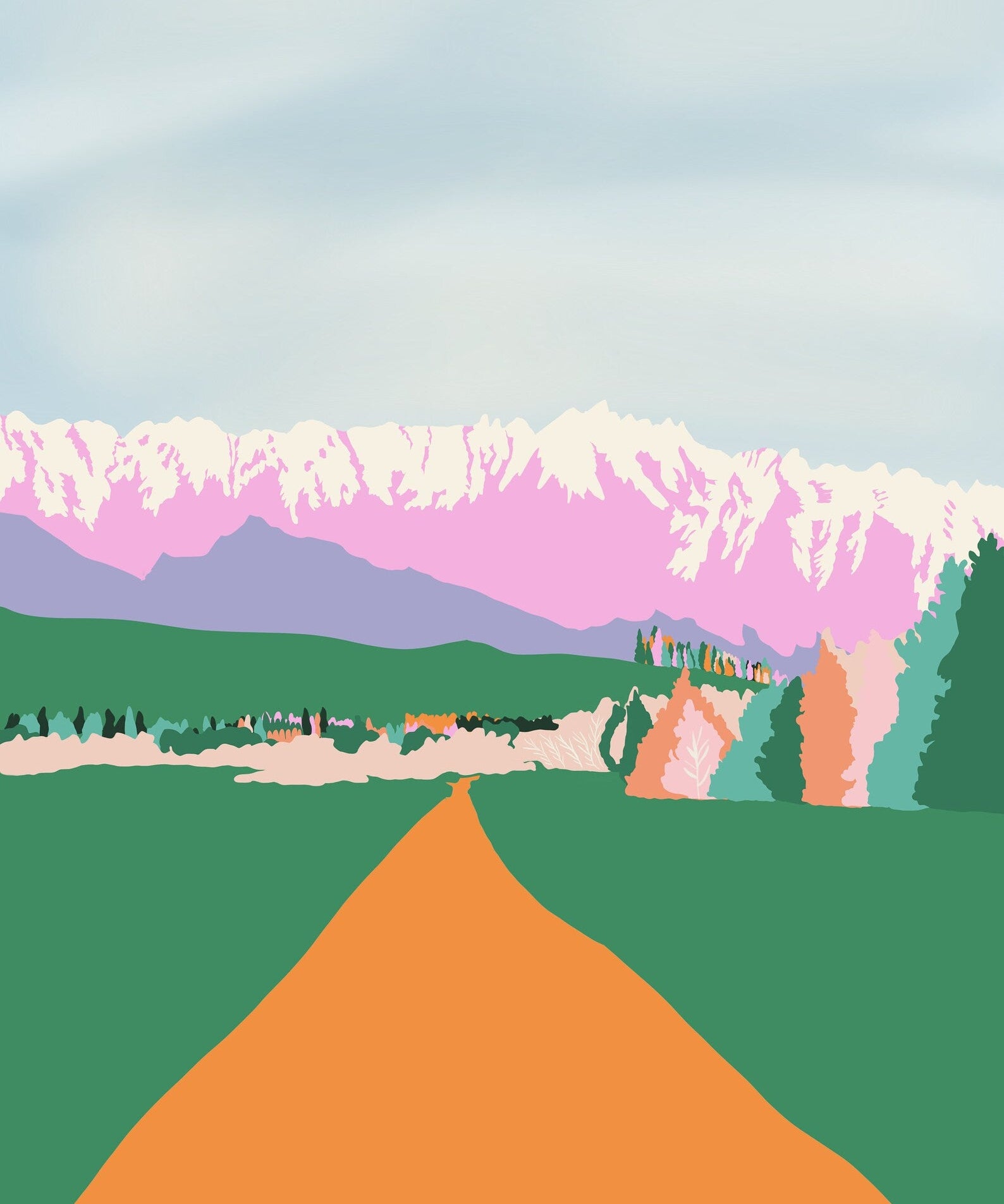 Pastel Remarks - Print