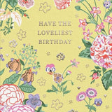Posy Yellow - Birthday Card