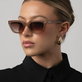 Otra Sunnies - Nove - Transparent/Coffee
