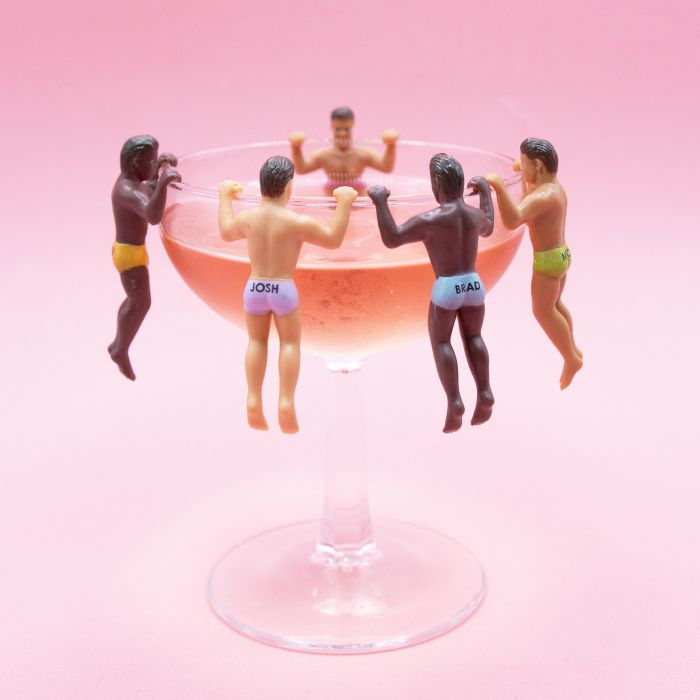 Hunky Buddies Drink Markers / Set 6