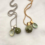 Pāua & Kina Shell Pair Necklace