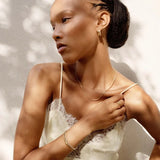 Grace Hoops L Gold