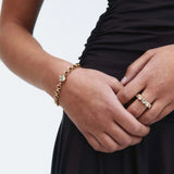 Ocean Gem Bracelet L Gold
