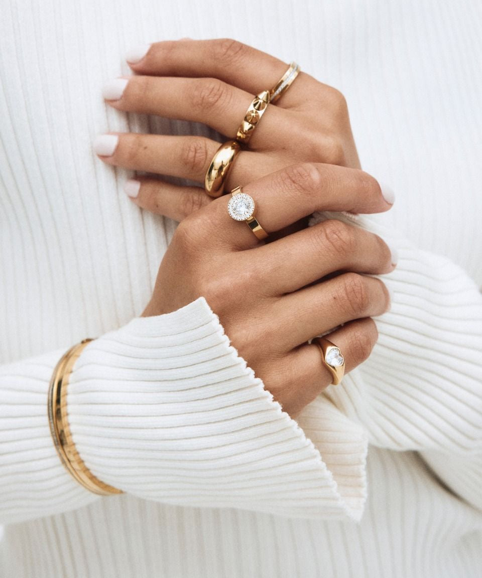Thassos Ring Gold