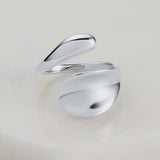 Twin Adjustable Ring - Silver