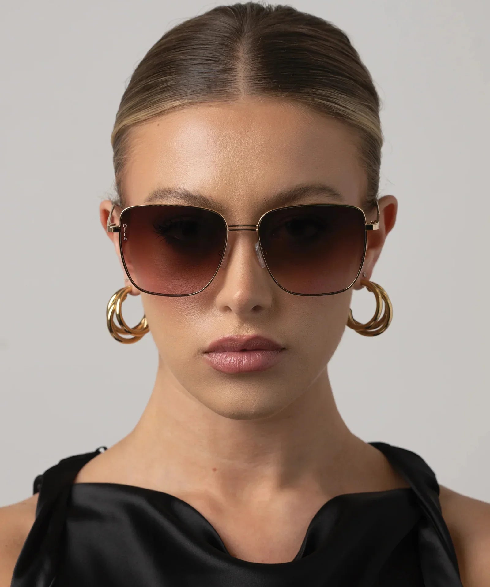 Otra Sunnies - Rita - Gold Brown/Pink Fade