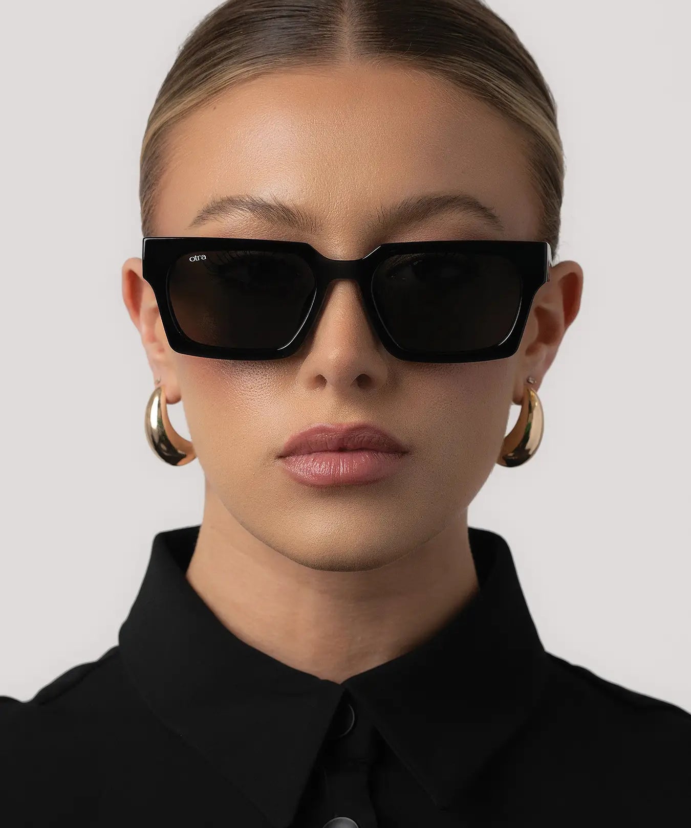 Otra Sunnies - Roco - Black/Green