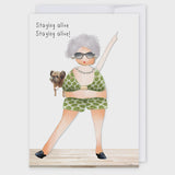Staying Alive - Card