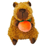 Curly Capybara Soft Toy Brown