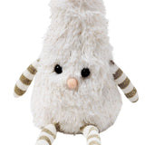 Fluffy Christmas Tree Sitting - Decoration / White