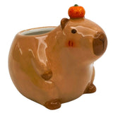 Capybara Planter Brown Sm - 12cm