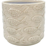 Fish Planter Bisque - 14cm