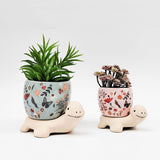 Turtle Medium Planter Sage & Sand