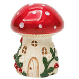 Toadstool House Vase Red - 14cm