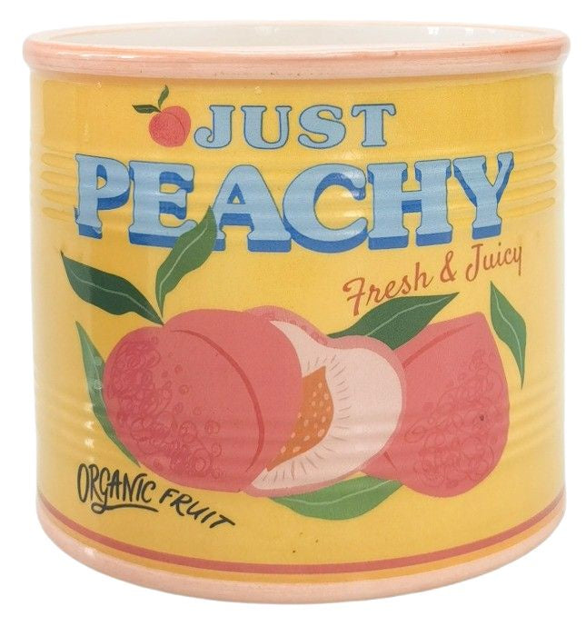 Just Peachy Can Planter Yellow 12cm