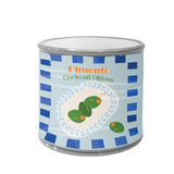 Cocktail Olives Can Planter Blue 10cm