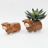 Highland Planter Brown Sm - 14cm