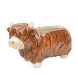 Highland Planter Brown Med - 17cm
