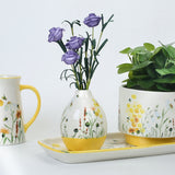 Bee Meadow Vase Yellow