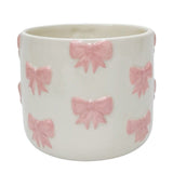 Bow Planter Pink 14cm
