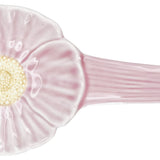 Flower Spoon Rest Pink 22cm