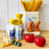 Tomato Salt & Pepper Shakers -  Red 5cm