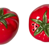 Tomato Salt & Pepper Shakers -  Red 5cm