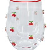 Kaya Cherry Stemless Glass Red 12cm