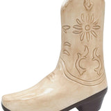 Cowboy Boots Vase Tan 19cm