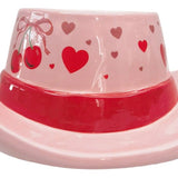 Cowboy Hat Cherry Planter Pink 20cm