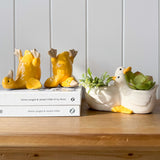 Quirky Duck Ornament Yellow 10cm