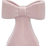 Bow Vase Pink 11cm